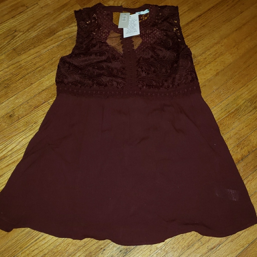 Maurice's crochet lace babydoll tunic